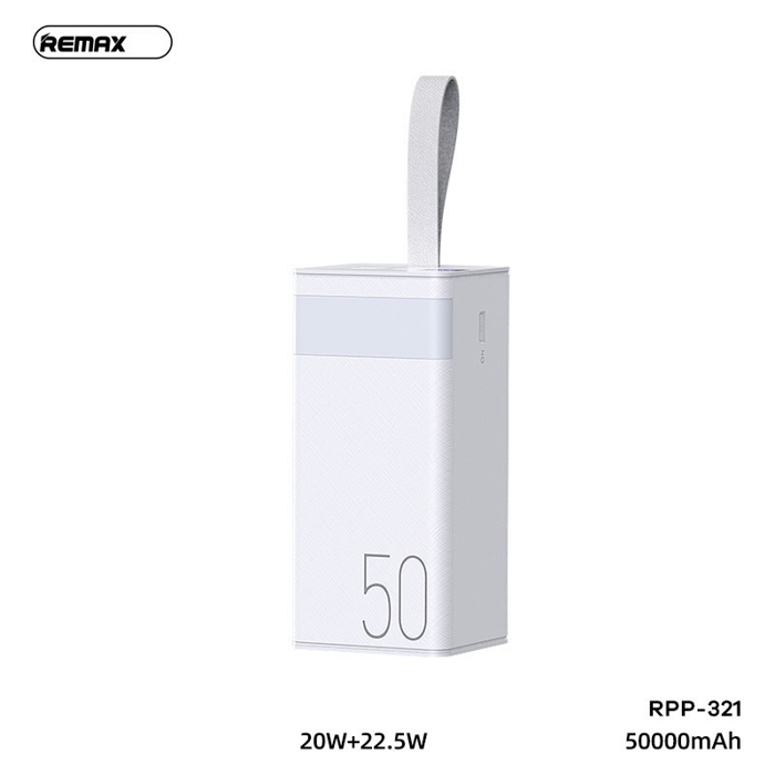 Remax RPP-321 50000mAh 22.5W Chinen Series Fast Charging Power Bank with led light